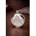 60Z ROUND MASONIC FLASK
