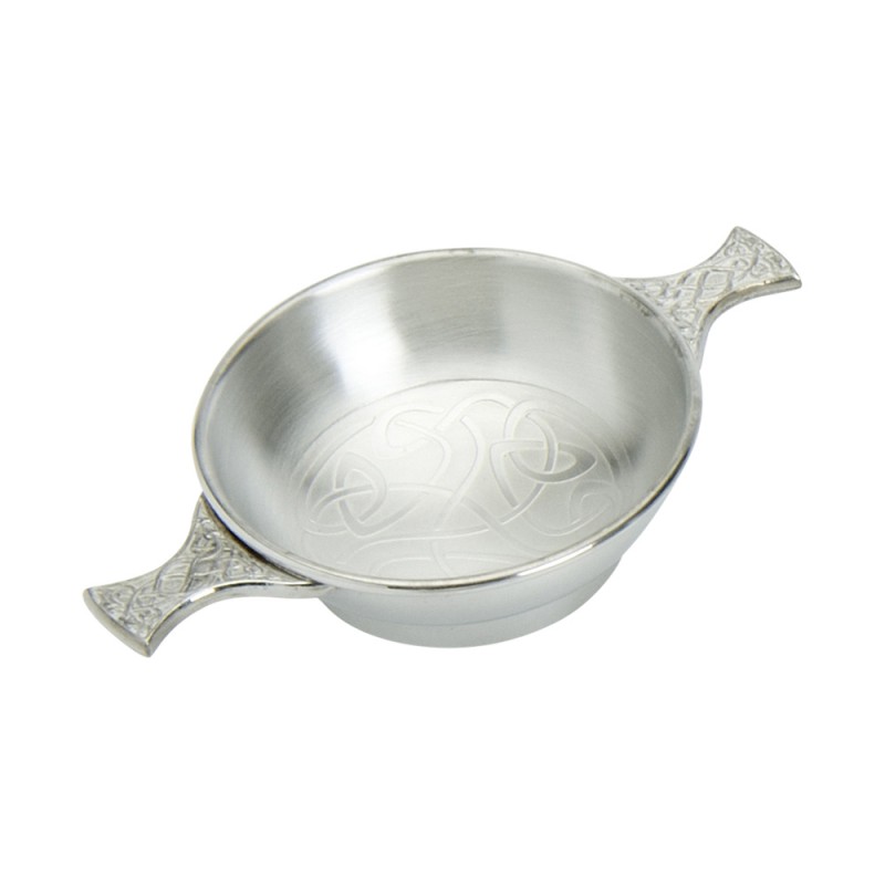 CELTIC SCROLL QUAICH BOWL CELTIC SCROLL QUAICH BOWL