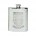 6OZ CORNWALL SHIELD HIP FLASK