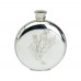 6OZ ROUND FLASK STAMPED THISTLE