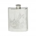 6OZ HIP FLASK HUNTING SCENE