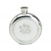 6OZ ROUND FLASK P.W.F BADGE