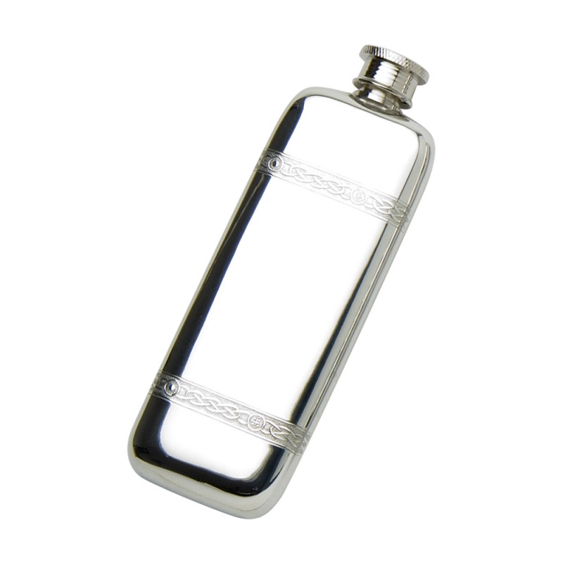 3oz Boot Flask Celtic Wire 3oz Boot Flask Celtic Wire