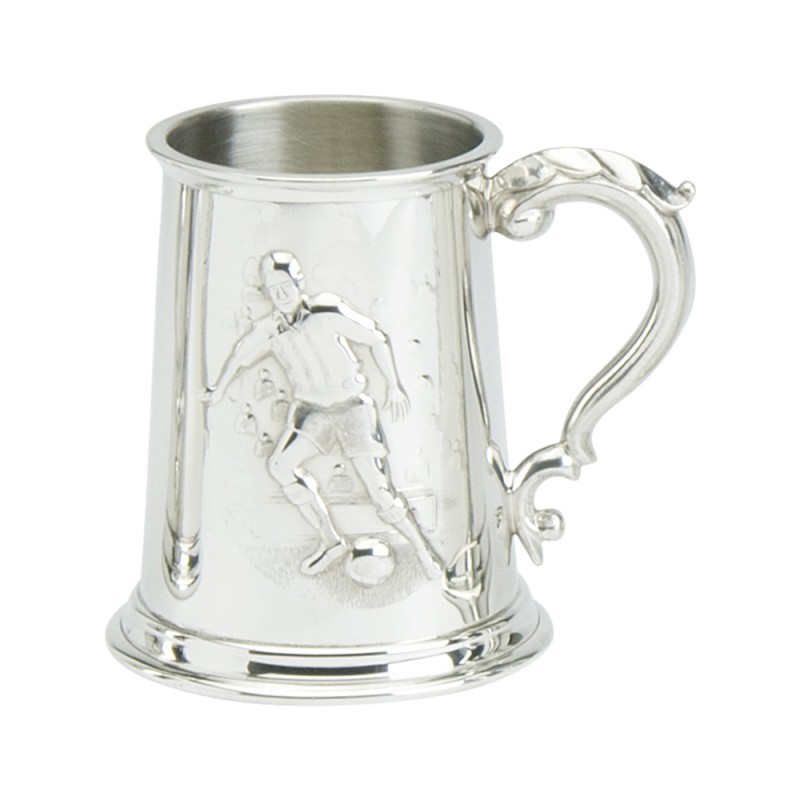 Tankard Stamped Football Scene Tankard Stamped Football Scene