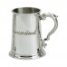 1PT PEWTER TANKARD STANDARD GEORGIAN HANDLE GRANDAD