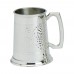 PEWTER TANKARD HALF HAMMERED