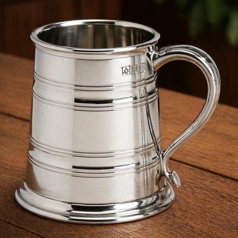 1 PT PEWTER TANKARD WINDSOR 1 PT PEWTER TANKARD WINDSOR