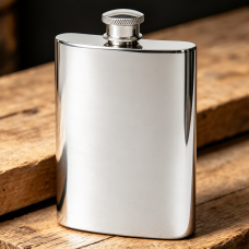 Handmade Sheffield Pewter Hip Flask