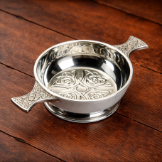 CELTIC DESIGN QUAICH BOWL