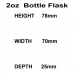 BOTTLE FLASK PLAIN