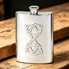 6OZ CELTIC PYRAMID HIP FLASK