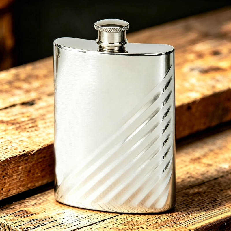 DIAGONAL FLUTE HIP FLASK DIAGONAL FLUTE HIP FLASK