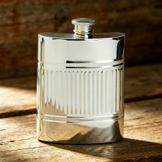 HALF FLUTED HIP FLASK