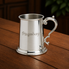 1/2 PT PEWTER TANKARD PAGE BOY