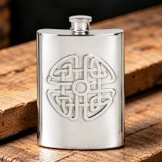6OZ CELTIC KNOT HIP FLASK