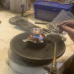 PEWTER / COPPER QUAICH BOWL