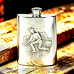 BOWLING SCENE HIP FLASK