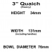 PLAIN QUAICH BOWL 