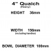 PLAIN QUAICH BOWL 