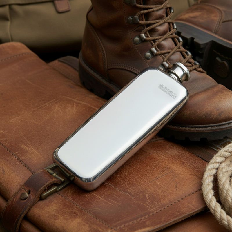 3oz Plain Boot Flask 3oz Plain Boot Flask