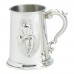 1PT PEWTER TANKARD STAMPED RUGBY SCENE